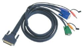 Set kablov ATEN 2L-1701P VGA/PS2/AUDIO 1,8m