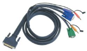 Set kablov ATEN 2L-1703P VGA/PS2/AUDIO 3m