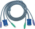 Set kablov ATEN 2L-5005P/C VGA/PS2 5m