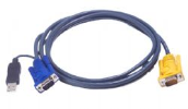 Set kablov ATEN 2L-5202U VGA/USB 1,8m