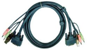 Set kablov ATEN 2L-7D03U DVI/USB/AUDIO 3m