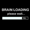 Smešna majica brain loading please wait