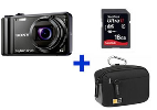 Sony DSC-H55 + SanDisk SD HC 16GB Ultra + torbica TBC303