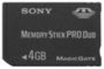 Sony PRO DUO MEMORY STICK 4GB