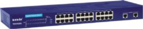 Stikalo 24-P 48cm 10/100 + 2xGiga RJ45 Tenda