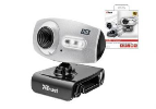 Trust HD 720P Webcam LED kamera, srebrno-črna