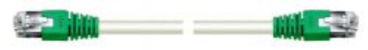 UTP cat5e PATCH crossover 15m zelen/siv