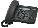 Vrvični telefon Panasonic KX-TS580, črn
