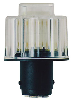 WERMA LED-ŽARNICA BA15D 230V MODRA Werma Signaltechnik