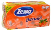 Zewa Deluxe 3-slojni toaletni papir z vonjem breskve, 16/1