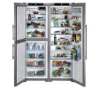 prostostoječi hladilnik z zamrzovalnikom poleg hladilnika SBSES 73530 Liebherr