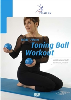 vadba Pilates Toning Ball SISSEL