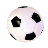 Žoga plastična, nogometna, piskajoča fi 10 cm (40023436)